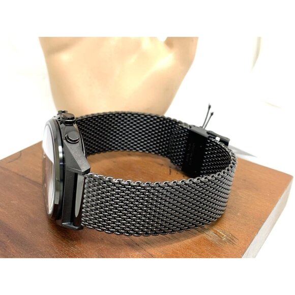 Citizen Men's Watch CX0005-78E Connected Bluetooth Mesh Band 42mm Black Steel - Picture 10 of 15